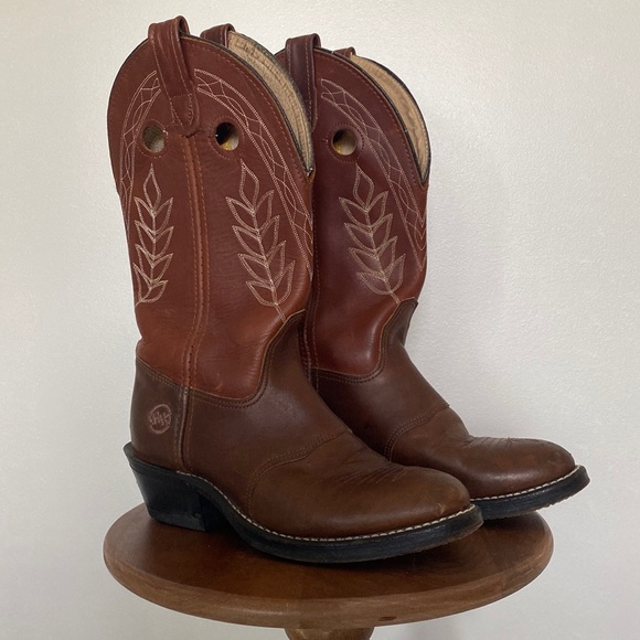 🚨[SOLD] Double H Cowboy Boots - Picture 1 of 12